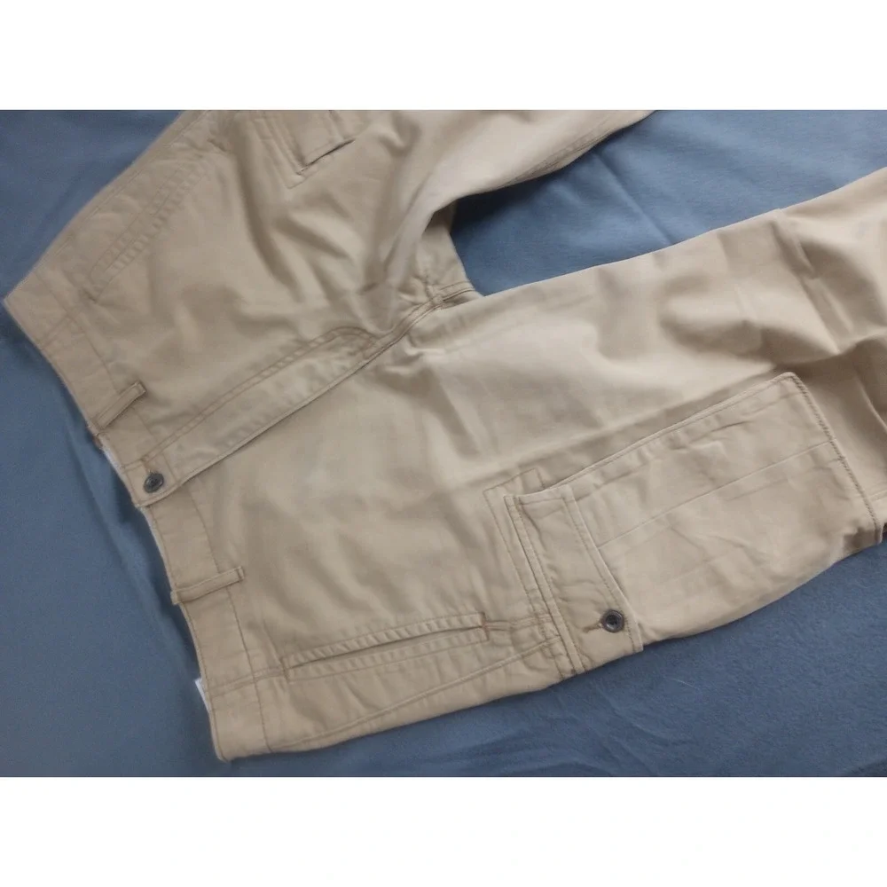 Levis 12462 Pants Mens 34 x 32 Ace Military Cargo Tan Beige Baggy Y2K